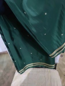 Dark Green 💚 Saree