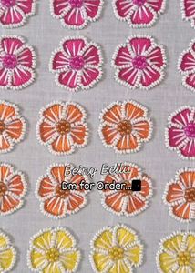 🌸 Handcrafted Flower Earrings 🌸