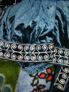 Heavy Peacock 🦚 💙 Blue Kashmiri Pheran New