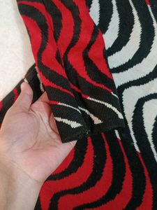 Patterned Knit Dress