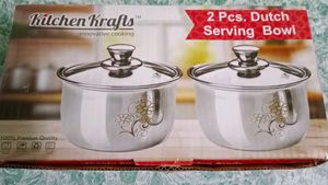 2 Pcs Dutch Serving Bowl