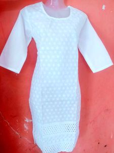 White Kurti