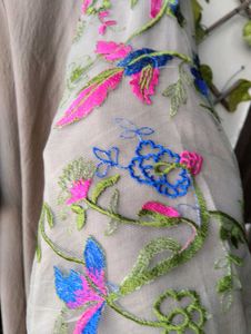Floral Embroidered abaya