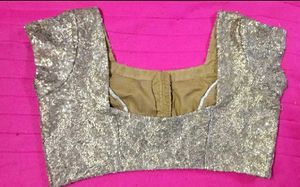 Golden Sequin Work Blouse