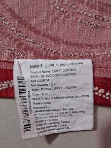 Curtain Red One Piece