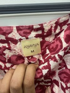 Roses Print A-line Kurta