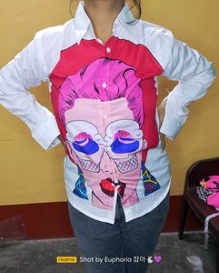 Funky Graphic Print Shirt