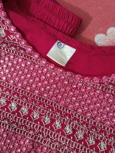 Pink Embroidered Salwar Kameez Suit