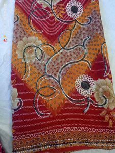 Beautiful Bandhej Saree