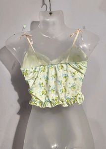 CUTE FLORAL CORSET TOP