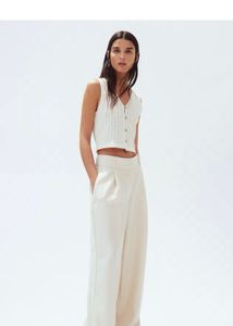 Button-Down Knit Crop Top