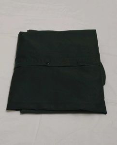 Dark Green Button-Down Shirt