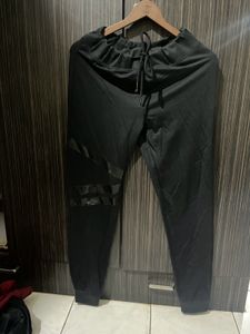 Black Joggers with Unique Design