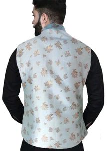 Stylish Floral Print Waistcoat