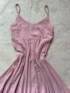 Asymmetrical Baby Pink Dress