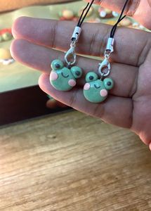 Froggy Twin Phone Charms