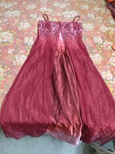 Red Ethereal Pinteresty Fairy Slit Front Dress