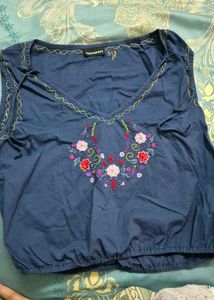 Retro Crop Tank top blouse