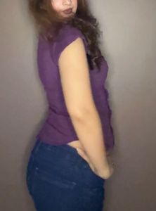 Purple Button-Up Top