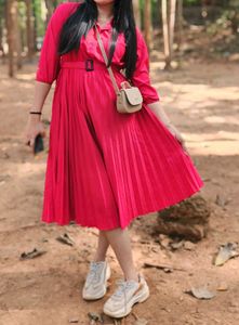 Red Midi Dress
