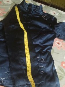 🌸🌸Navy Blue Satin Jacket/ Blazer