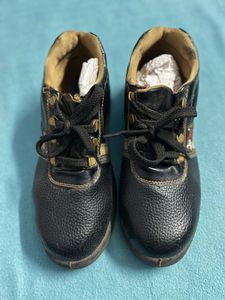 Black Safety Shoes , Size:9