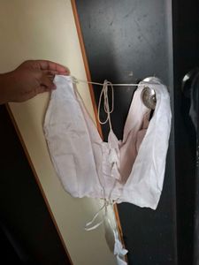 White backless Blouse