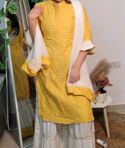 Festive Suit Set With Dupatta For Women