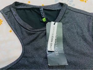 One Shoulder Black Top