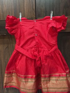 Adorable Red Ethnic Dress