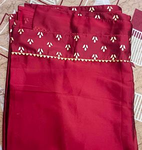 beautiful silk saree with blouse piece