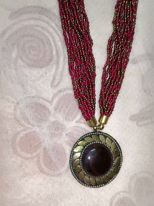 Beaded Statement Necklace