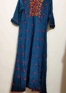 Blue Color Kurti For Girl Or Women 36 Bust
