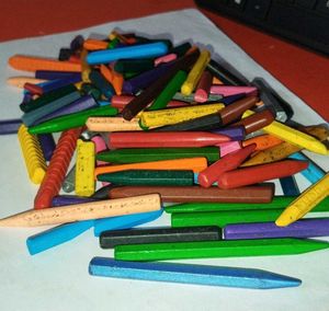 Used Plastic crayons