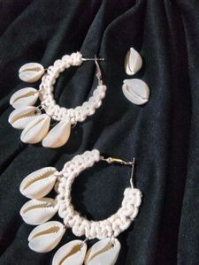 Shell Hoop Earrings