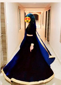 Velvet Fully Stitchd Lehnga Choli With Dupatta