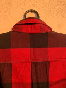 Levi's Red &amp; Black Plaid Shirt