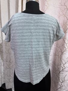 Gray 'Progress' Graphic Tee