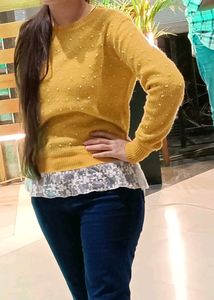 Winter Mustard Yellow Top