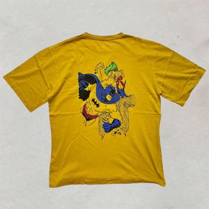 Batman Print Yellow oversized t-shirt