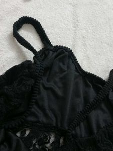 Mesh Embroidery Top