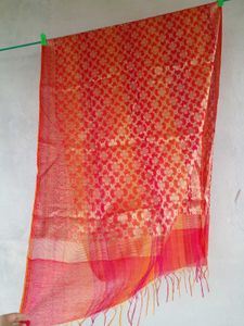 Red &amp; Gold Dupatta
