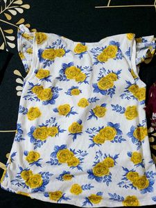 Combo Of 3 Stylish Tops For 4yrs Girl