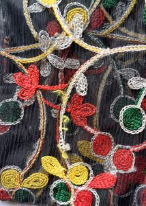 Pretty 😍 Net Dupatta With Multicolored Work