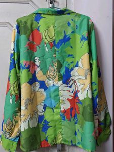 Lehriya Fashion Printed Green Floral Top