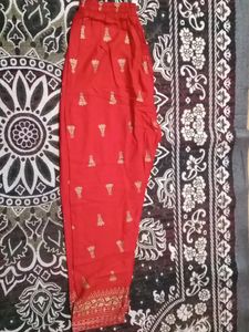 Red Colour Palazzo