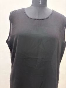 Black Sleeveless Blouse