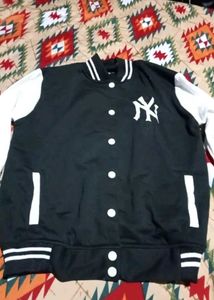 Stylish Black Bomber Jacket