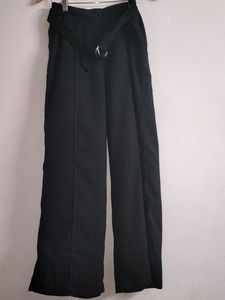 Black Wide Leg Trousers