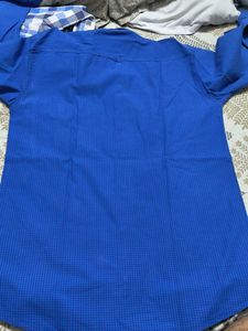 Levi&#39;s Blue Checked Shirt